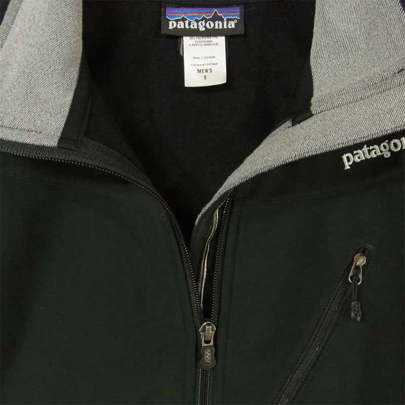 patagonia パタゴニア F9 24940 Integral Jacket インテグラル ジャケット ストレッチ ソフトシェル ブラック系  S【中古】