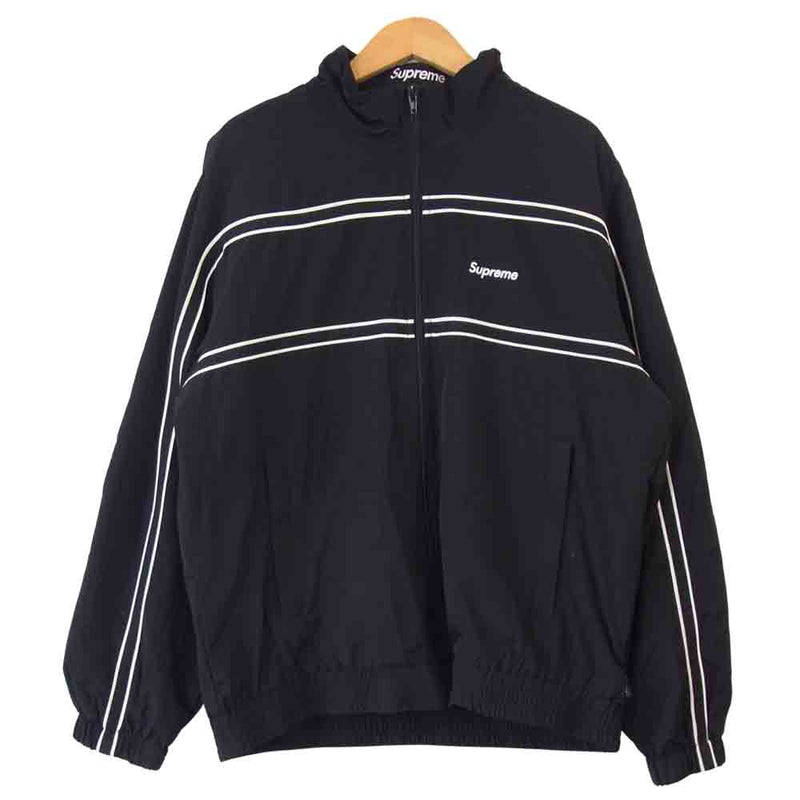 supreme 17aw piping track jacket 白 M 正規品メンズ