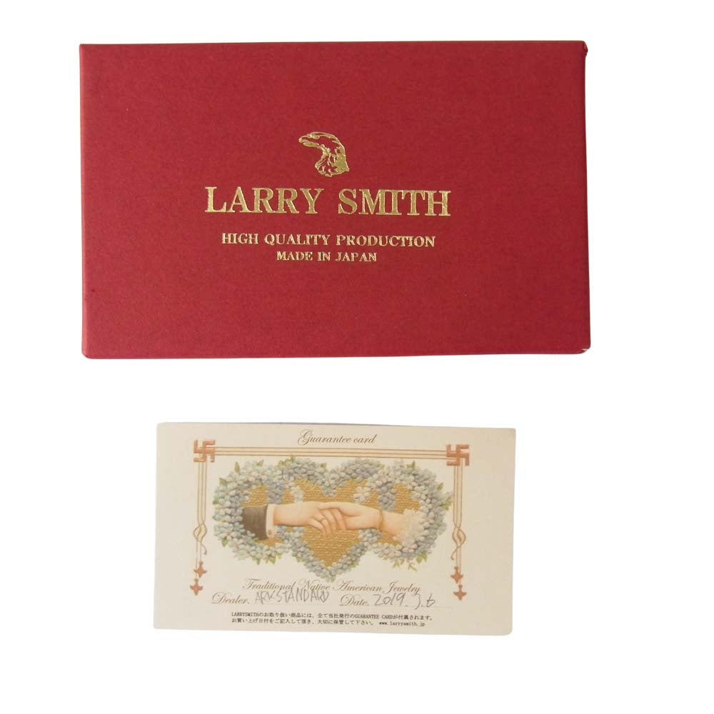 LARRY SMITH ラリースミス 販売証明書付属 18K EAGLE FACE BANGLE イーグル フェイス バングル シルバー系×ゴールド系【中古】