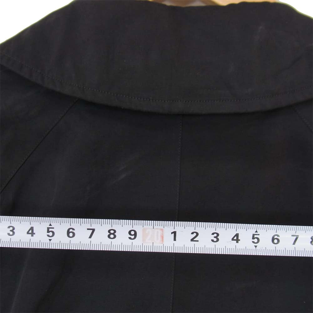COMOLI コモリ 19SS P01-04001 バルカラーコート ステンカラーコート ブラック系 2【中古】