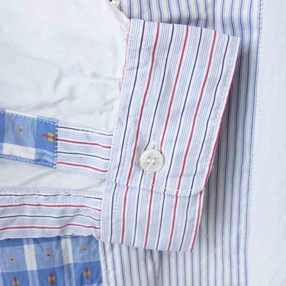 VISVIM ビズビム 16SS 0116105011023 LONG RIDER SHIRT L/S FLUX P.W ライダー シャツ ブルー系 3【中古】