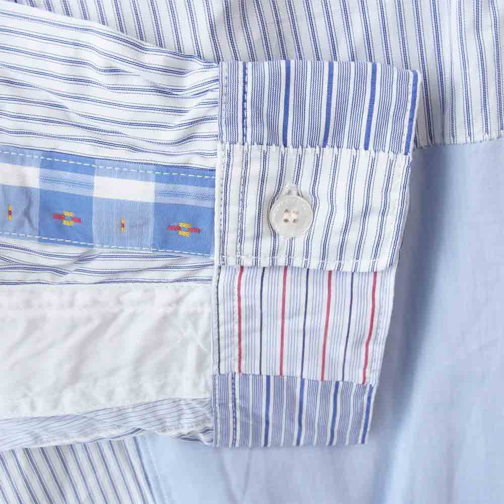 VISVIM ビズビム 0116105011023 LONG RIDER SHIRT L/S FLUX P.W ライダー シャツ ブルー系 4【新古品】【未使用】【中古】