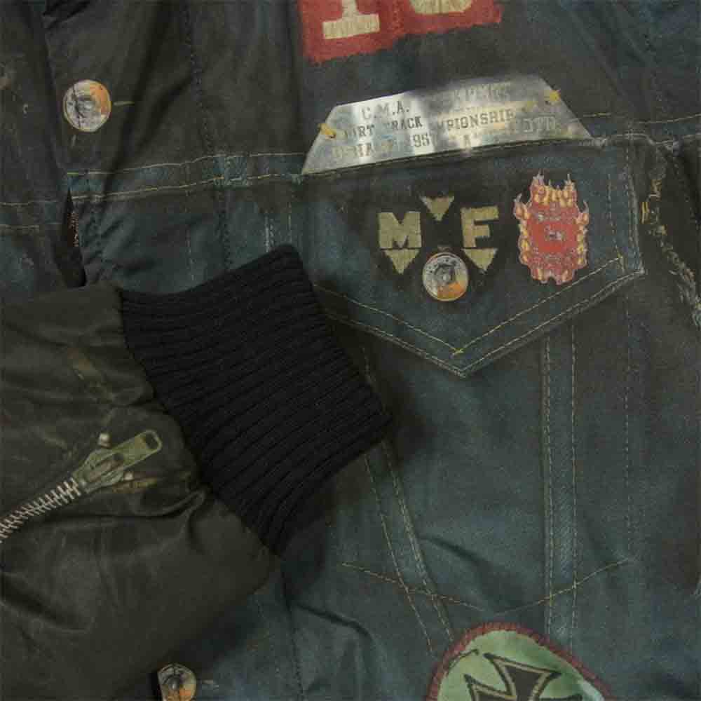 NEIGHBORHOOD ネイバーフッド 142BENH-JKM02S 20TH MF.VE/E-JKT シンサレート 中綿 2WAY 転写 ジャケット インディゴブルー系 S【中古】