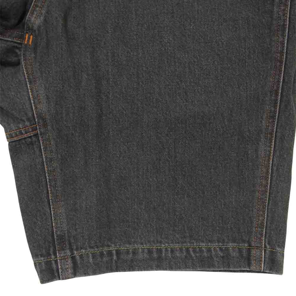 TENDERLOIN テンダーロイン DENIM SHORTS WASH ブラック デニム 加工 ショーツ ショートパンツ グレー系 S【中古】