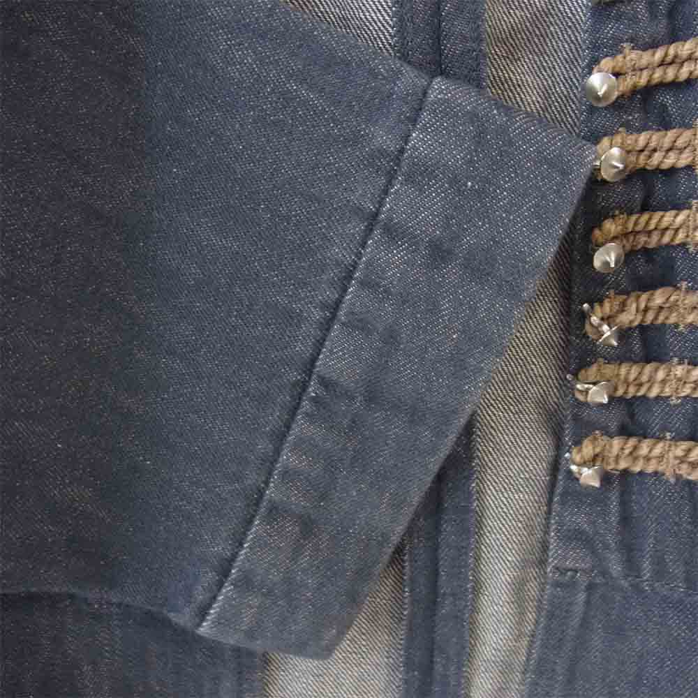 VISVIM ビズビム 0114205006008 SS CHIYOU JKT 装飾 デニム シャツ インディゴブルー系【中古】