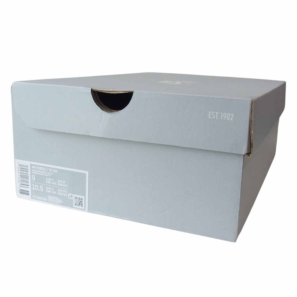 NIKE ナイキ CT2296-004 AIR FORCE1 '07 3M エアフォース 1 ブラック系 27.5【新古品】【未使用】【中古】
