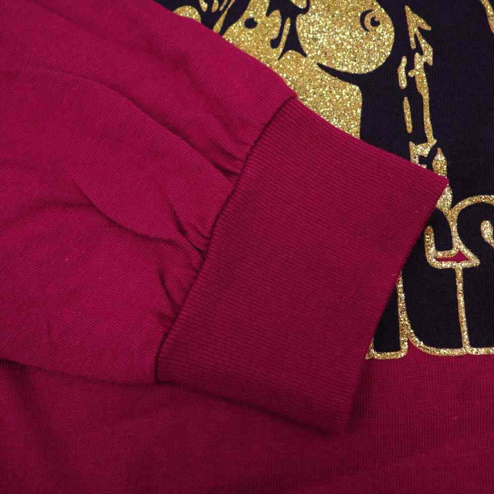 Supreme シュプリーム 21SS × hysteric glamour l/s tee ヒステリックグラマー 長袖 Tシャツ Dark Magenta パープル系 M【新古品】【未使用】【中古】