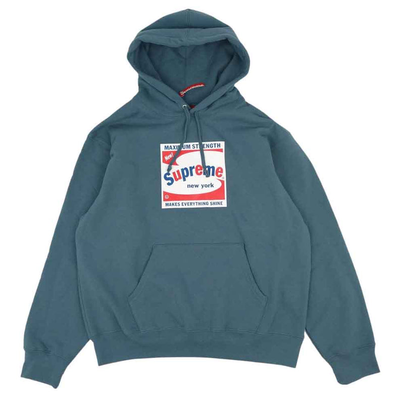Supreme シュプリーム 21SS shine hooded sweatshirt Light Slate