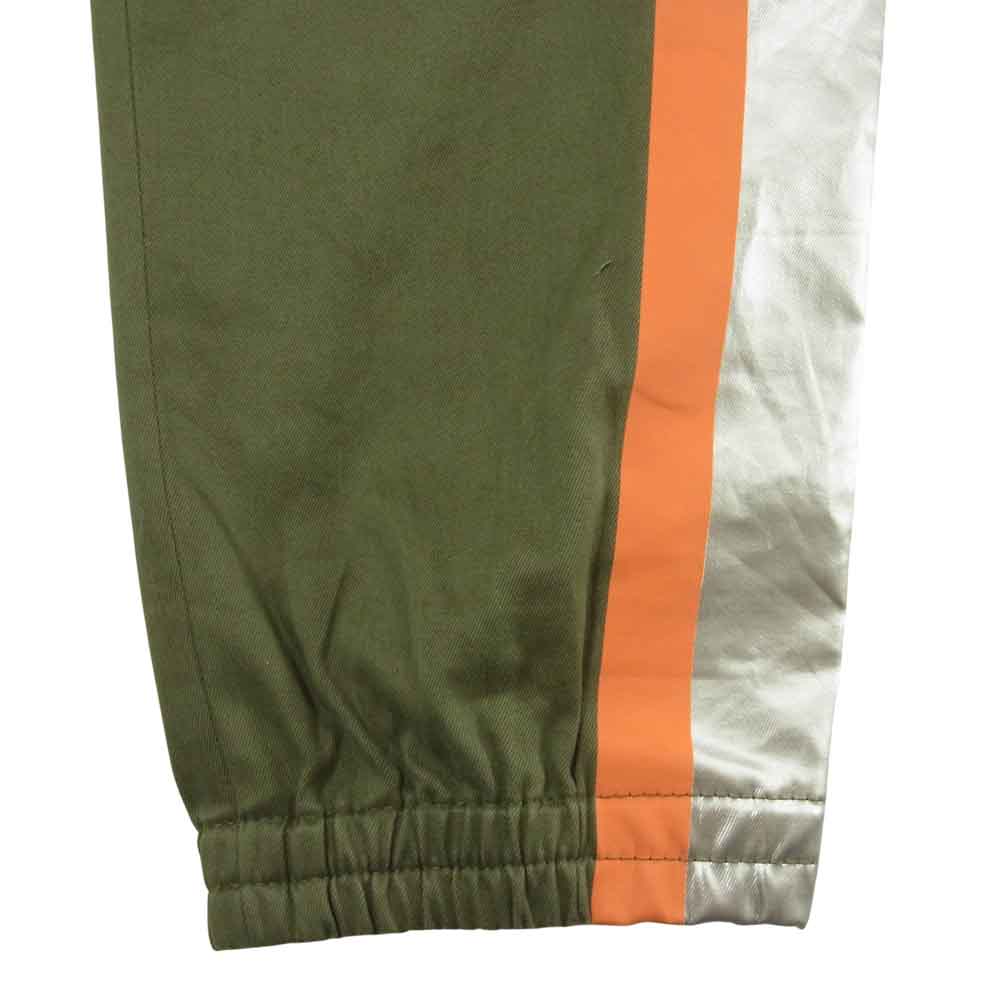 DOLCE&GABBANA ドルチェアンドガッバーナ 18SS SPORT TROUSER スポーツ トラウザー ロゴ テープ パンツ カーキ系 46【中古】