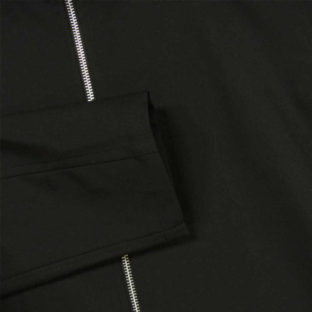 Yohji Yamamoto ヨウジヤマモト GroundY GC-B06-100 Collar rib Long shirt カラー リブ ロング シャツ ブラック系 3【美品】【中古】