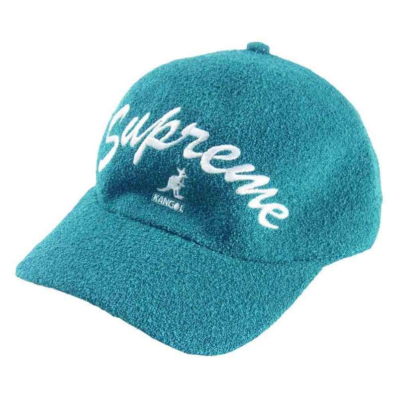 supreme 新品未使用　グリーン  刺繍CAPキャップ