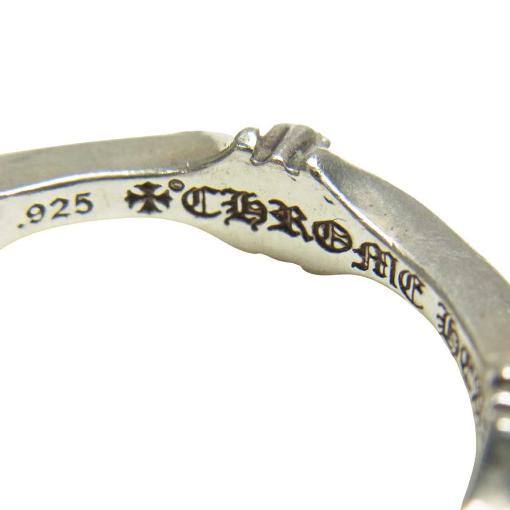 CHROME HEARTS クロムハーツ(原本無) PLUS & BONE RING プラス アンド ボーン リング シルバー系 22号程度【中古】