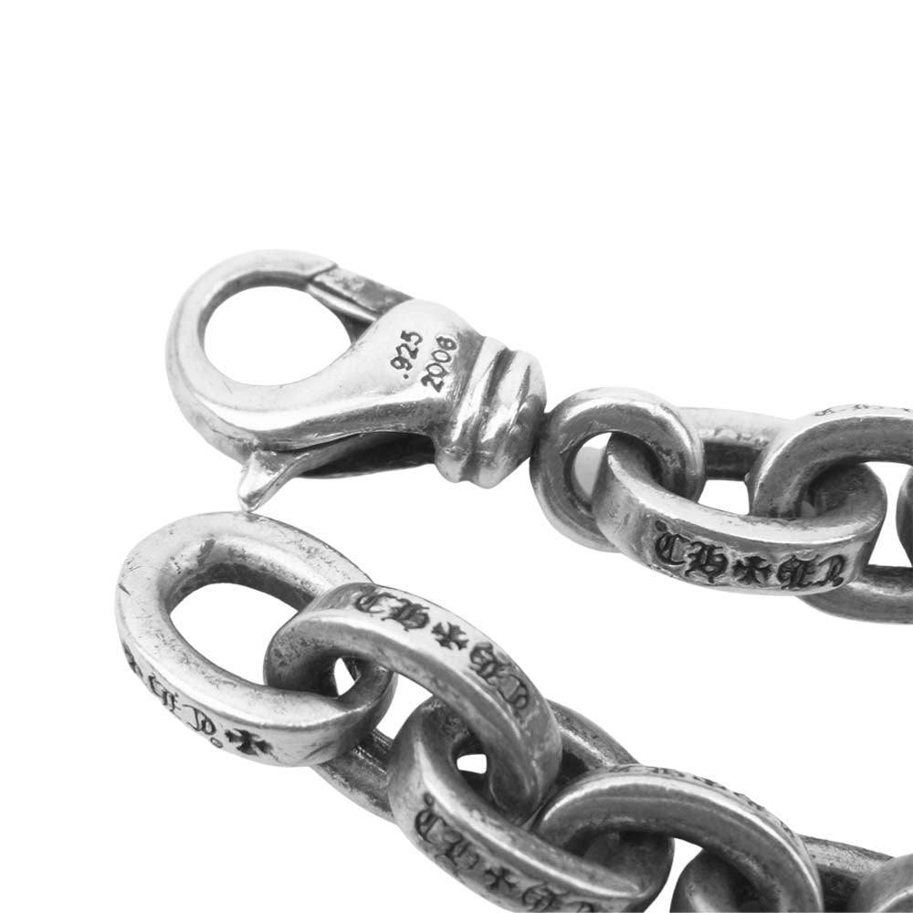 CHROME HEARTS クロムハーツ(原本無) LARGE PAPER CHN ラージ ペーパーチェーン ブレスレット シルバー系【中古】