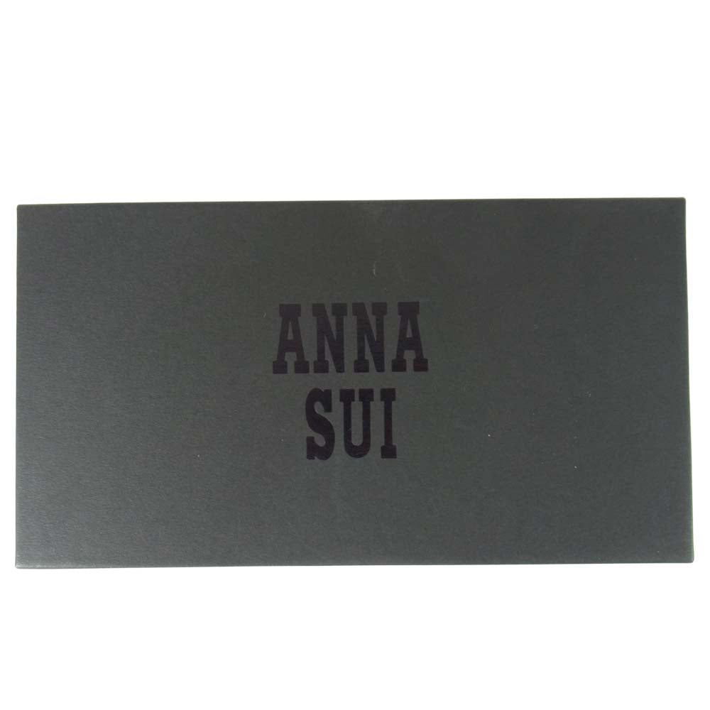 ANNA SUI アナスイ 313980 スパークリングナイト ラウンド ファスナー 財布 ネイビー系【新古品】【未使用】【中古】