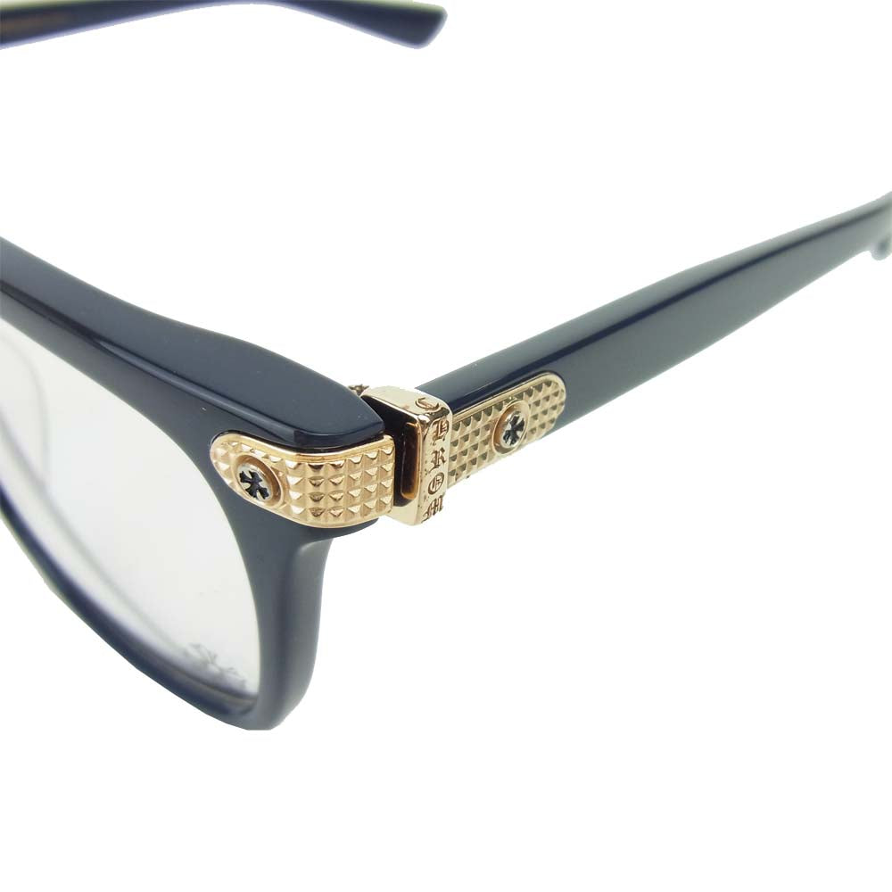CHROME HEARTS クロムハーツ(原本無) BEAU NER 眼鏡 メガネ サングラス アイウェア ネイビー系【中古】