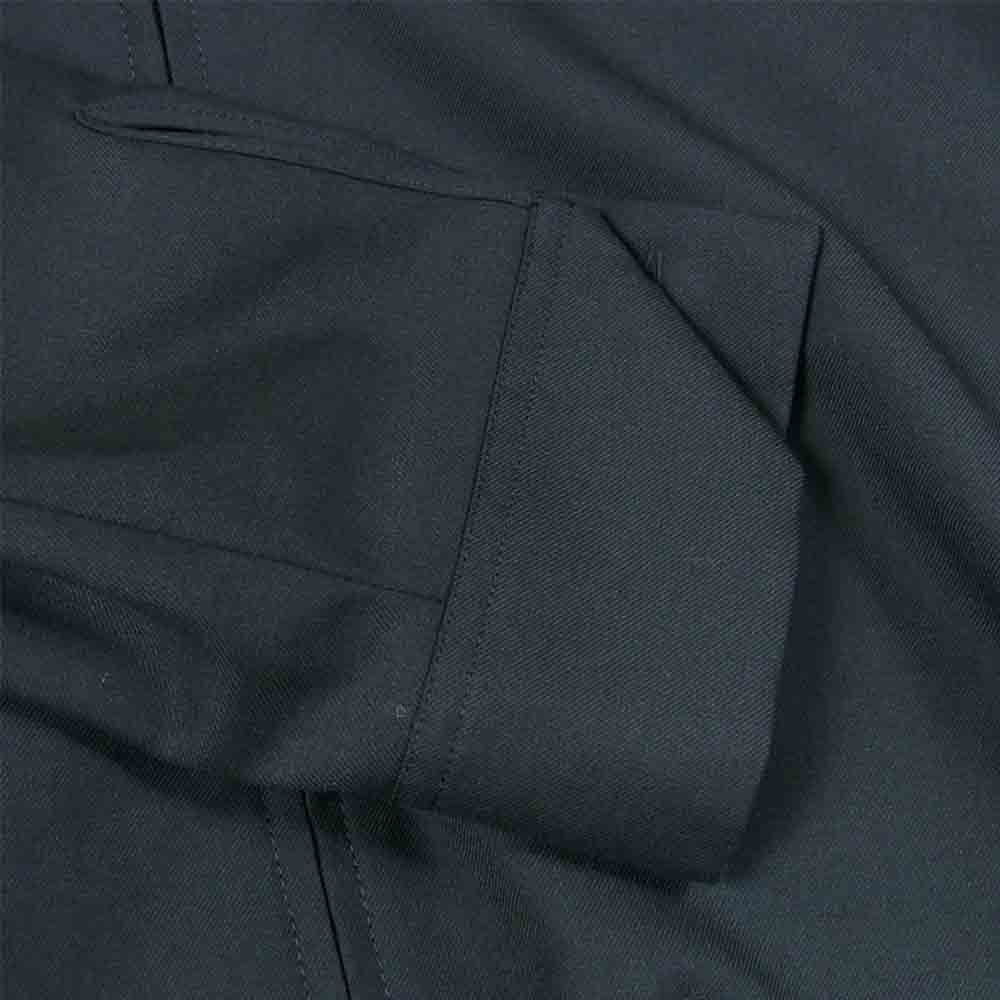 Yohji Yamamoto ヨウジヤマモト GroundY 21SS GT-D01-100 T/W Gabardine Inseam Buttons Overalls TWギャバジン 2WAY オーバーオール コート ブラック系 3【新古品】【未使用】【中古】