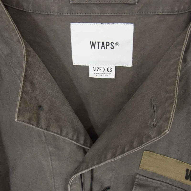 GRAY S 20SS WTAPS SCOUT LS / SHIRT