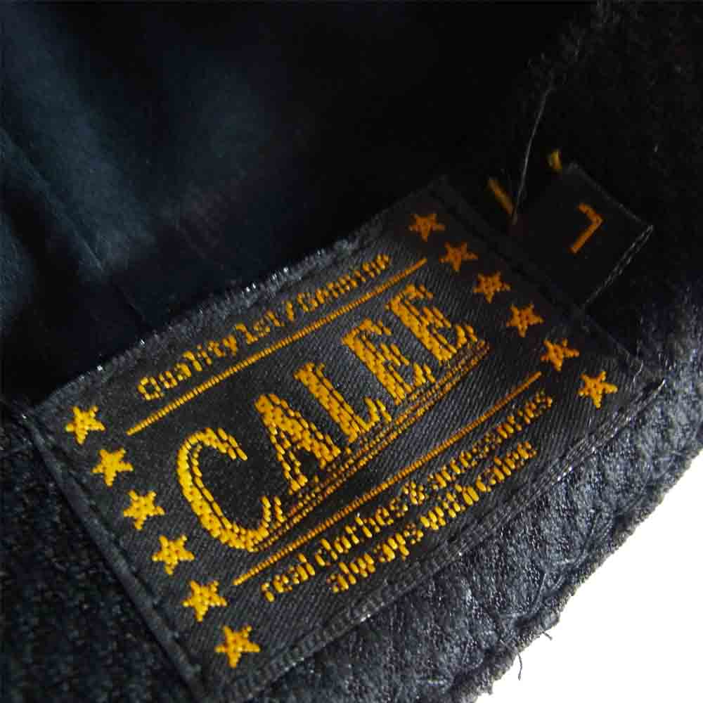 CALEE キャリー ハリスツイード ハット グレー系 L【中古】