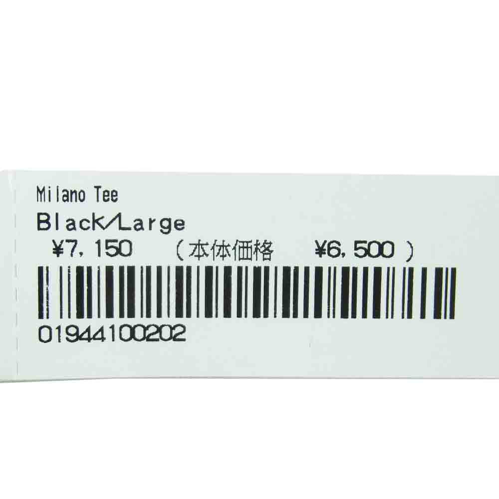 Supreme シュプリーム 21SS Milano Tee ミラノ プリント 半袖 Tシャツ コットン ブラック系 L【新古品】【未使用】【中古】