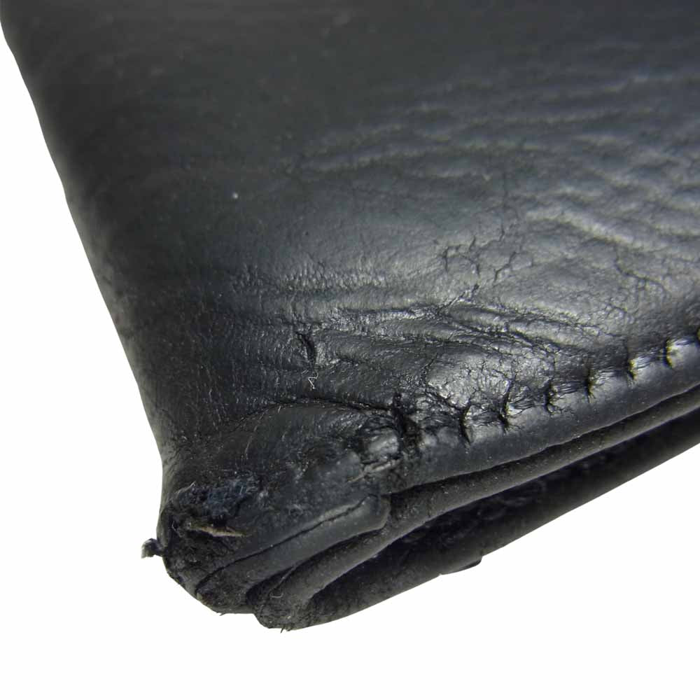 CHROME HEARTS クロムハーツ(原本有) 1 SNAP ワンスナップ クロスボール ボタン ウォレット ブラック系【中古】