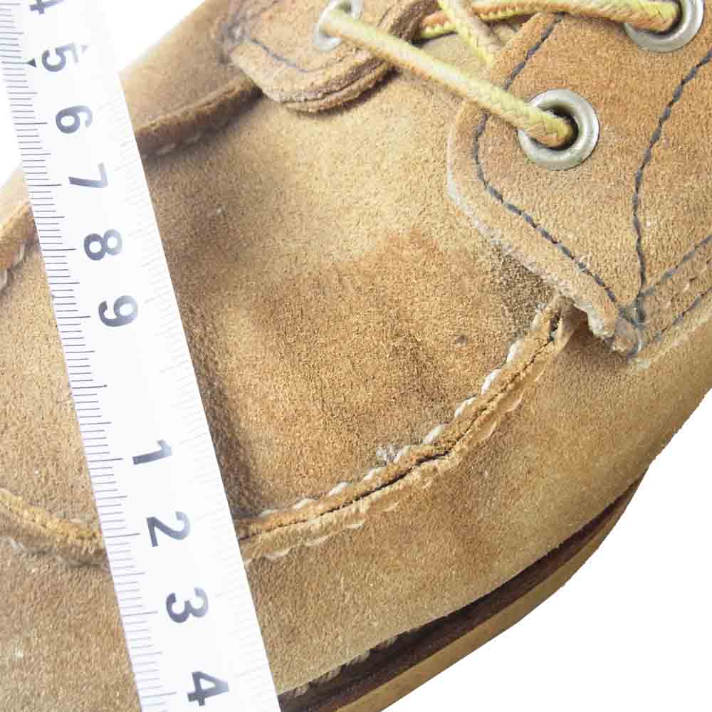 RED WING レッドウィング 8173 CLASSIC MOC TOE 刺繍羽タグ クラシック モックトゥ ブーツ ベージュ系 10E【中古】
