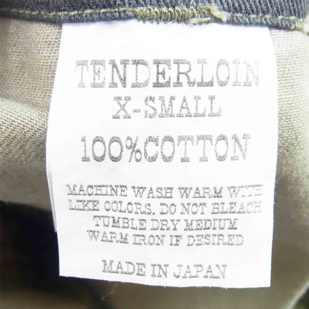 TENDERLOIN テンダーロイン T-BAMBOO PNT バンブー パンツ 日本製 カモ 迷彩 コットン CAMO XS【中古】