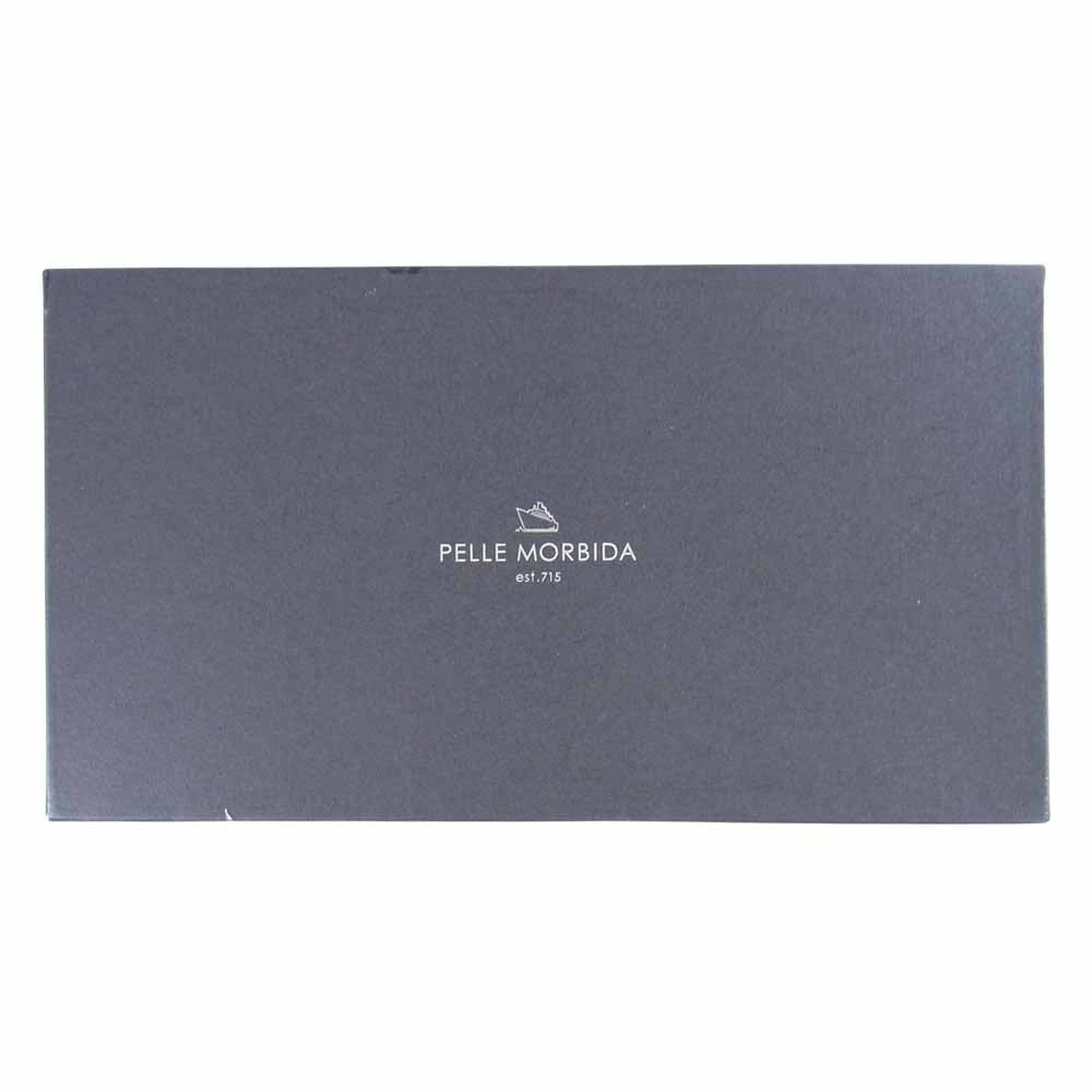 PELLE MORBIDA ペッレモルビダ PMO-BA111 Barca Long Wallet バルカ ロング ウォレット ブラック系【美品】【中古】