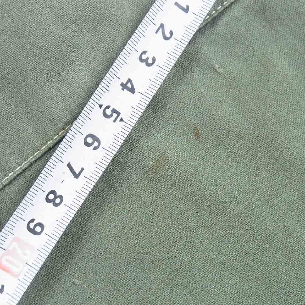 フランス軍 ヴィンテージ M-64 ミリタリー カーゴ パンツ 258 カーキ系 表記無し【中古】