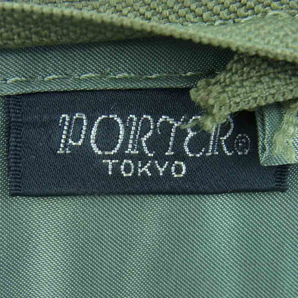 PORTER ポーター TANKER タンカー ガーメント ケース ビジネス バッグ カーキ系【中古】