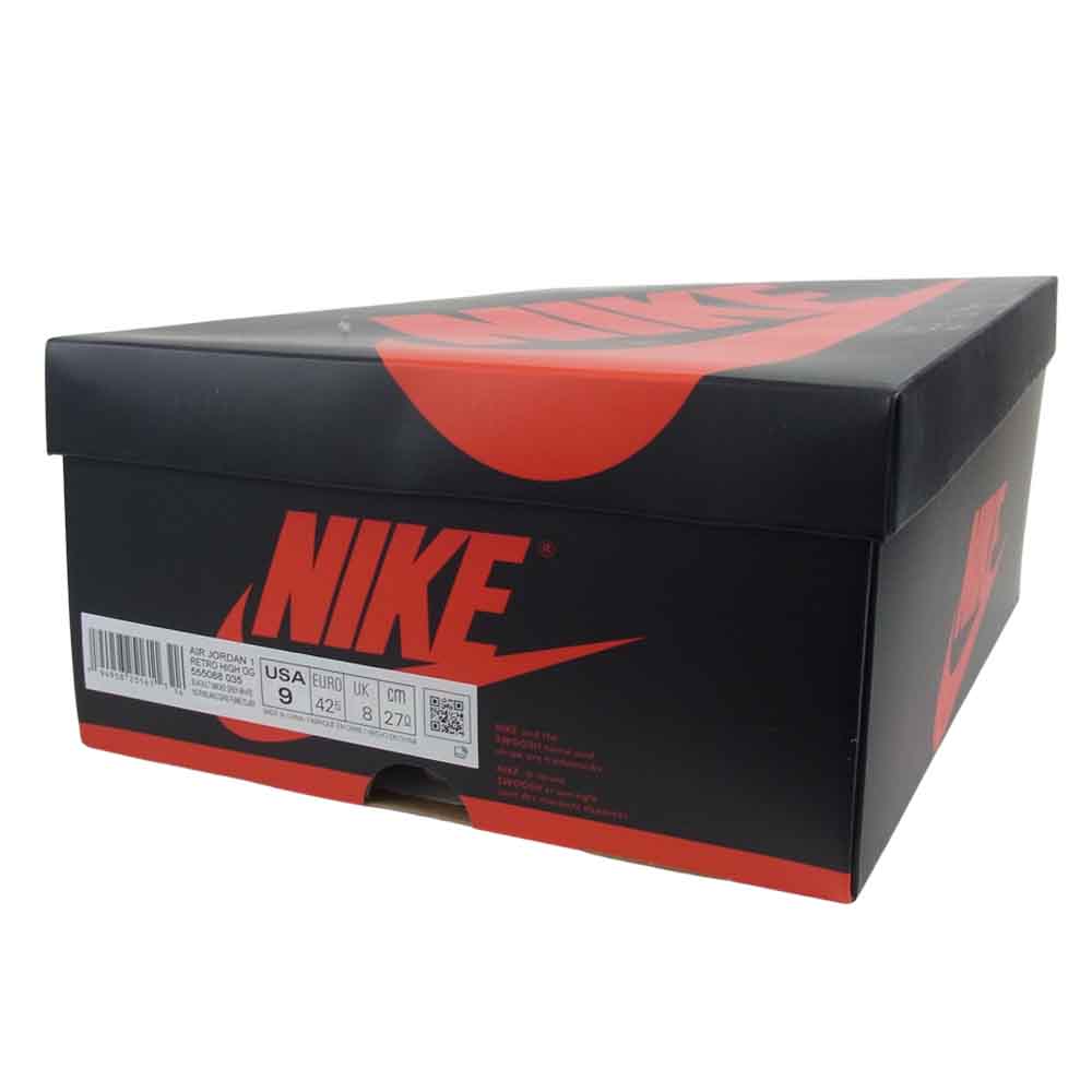 NIKE ナイキ 555088-035 Air Jordan 1 High OG Shadow 2.0 エア ジョーダン ハイ シャドウ ブラック系 グレー系 27㎝【新古品】【未使用】【中古】