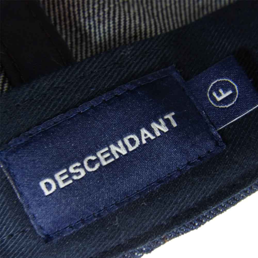 DESCENDANT ディセンダント 211hcds-ht03 SPY HOP 6PANEL CAP 6パネルキャップ インディゴブルー系 F【中古】