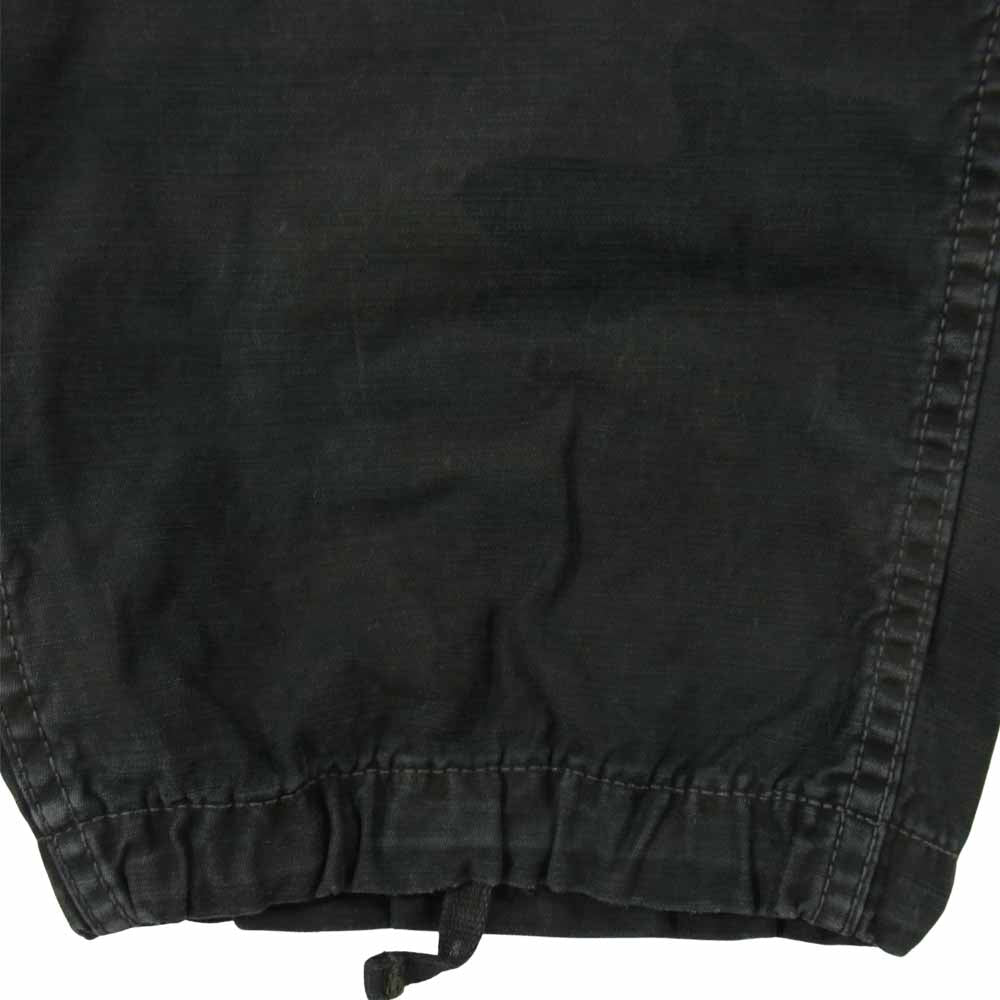 WTAPS ダブルタップス 15S/S 151gwdt-ptmo2s × POOL JUNGLE STOCK 03 TROUSERS SATIN 迷彩 ミリタリー カモ柄 カーゴ ブラック系 1【中古】