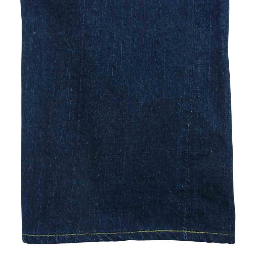 THE FLAT HEAD ザフラットヘッド 3003W 大戦モデル ワイドストレート ジーンズ デニム パンツ インディゴブルー系 W32 L34【中古】