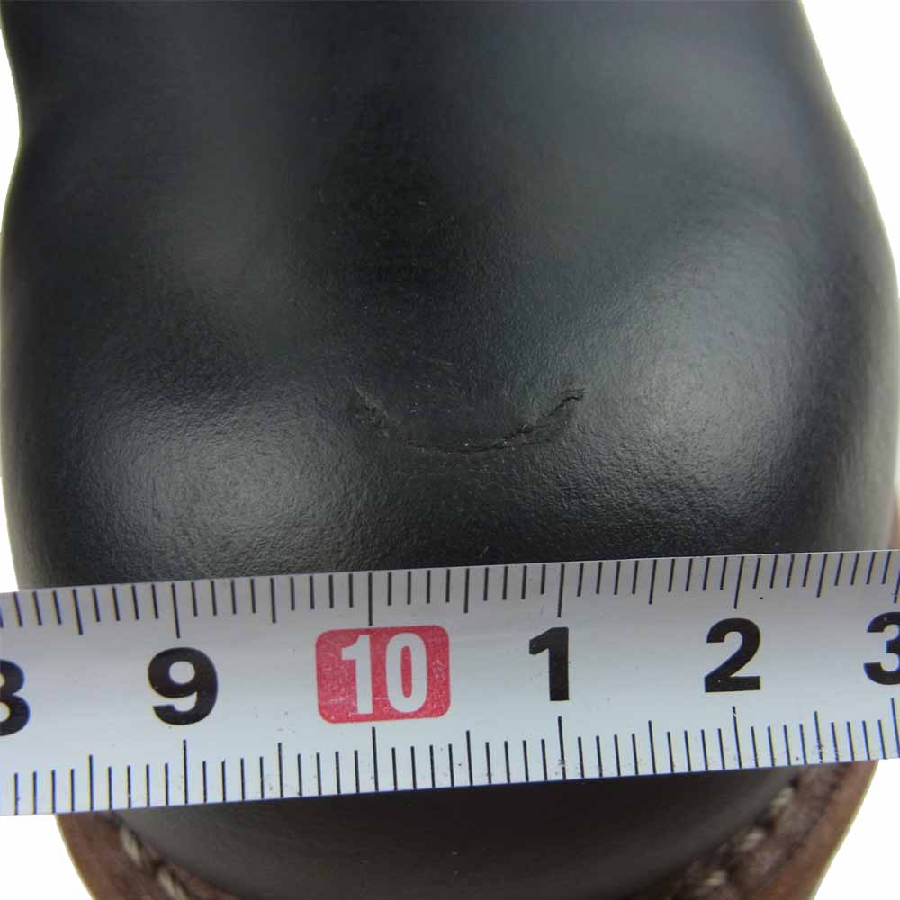 RED WING レッドウィング 9268 茶芯 ENGINEER STSTOVEPIPE スティールトゥ ストーブパイプ クロンダイク ブーツ ブラック系 26cm【中古】