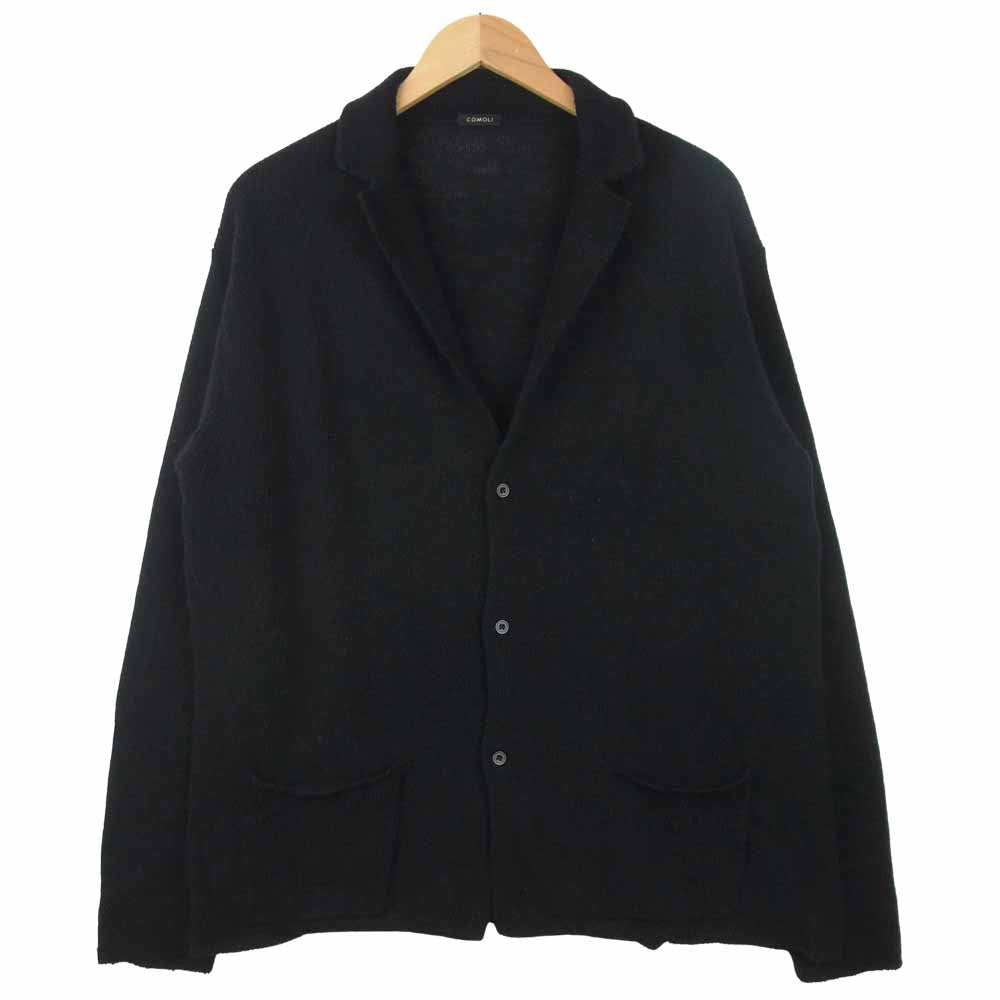 COMOLI コモリカシミヤニットジャケットS03-06009 サイズ3 COMOLI コモリ S03-06009 極上美品 CASHMERE KNIT JACKET カシミヤ