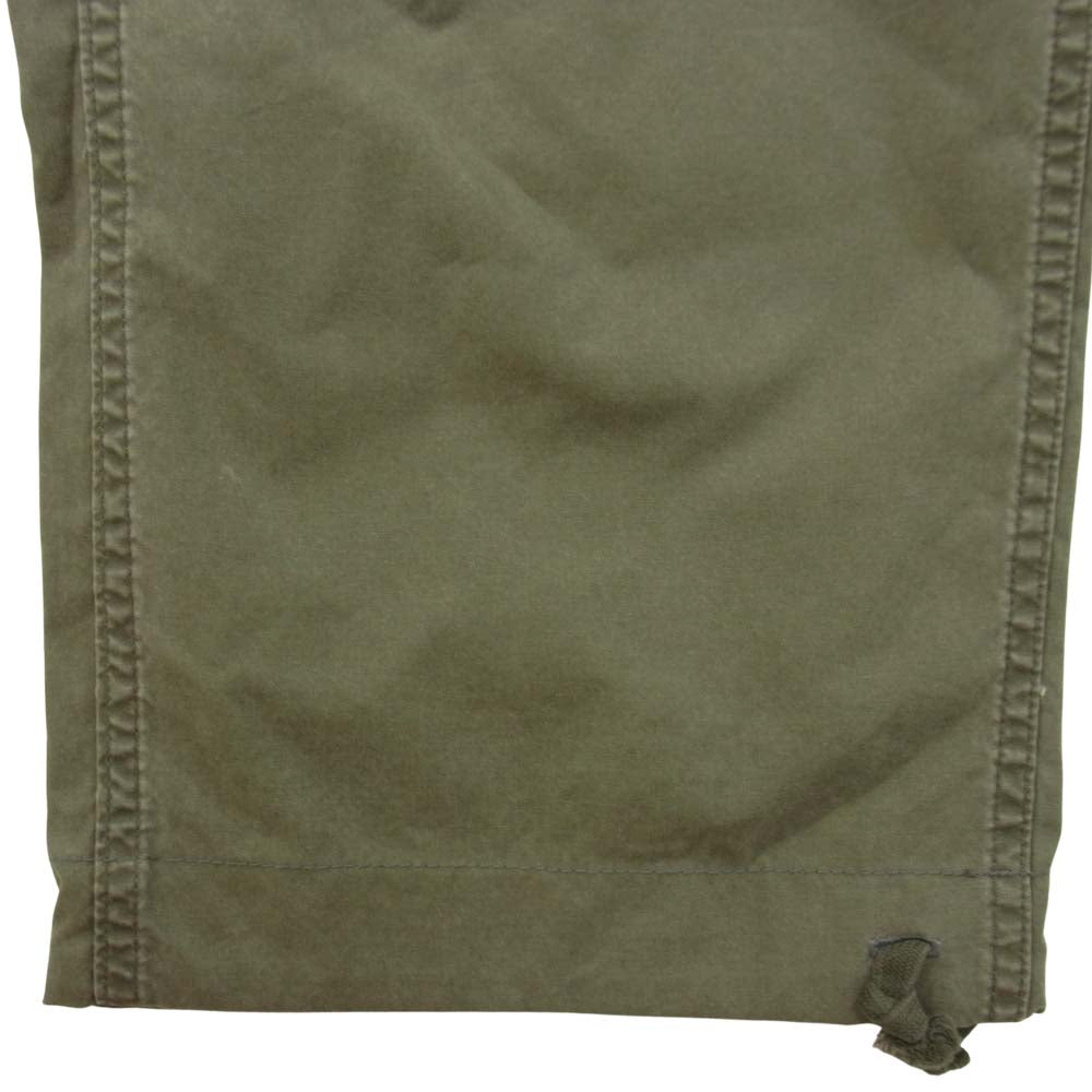 RRL ダブルアールエル 国内正規品 Cotton Surplus Cargo Pants USED加工 ミリタリー カーゴパンツ カーキ系 34【美品】【中古】