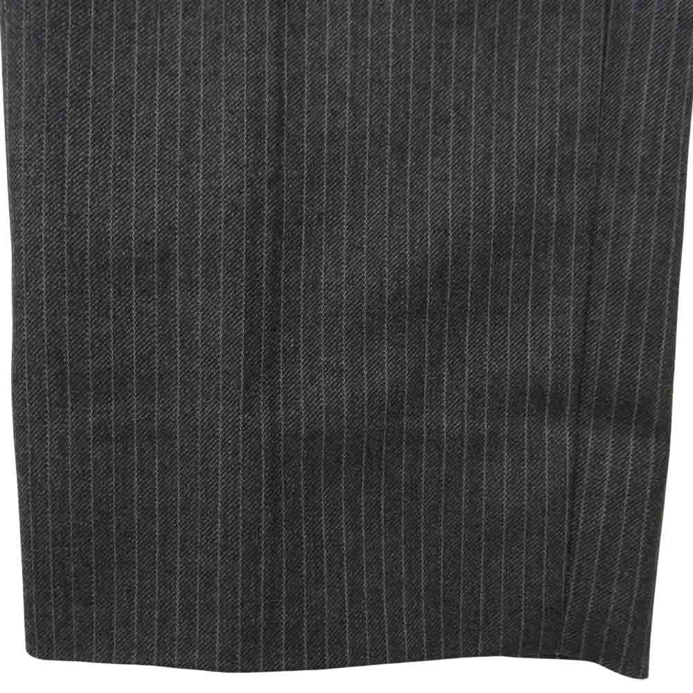 The REAL McCOY'S ザリアルマッコイズ DOUBLE DIAMOND STRIPE WOOL TROUSERS ストライプ ウール トラウザーズ グレー系 34【美品】【中古】