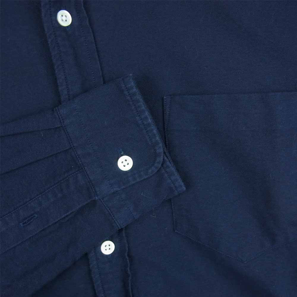 ユニバーサルプロダクツ 133-60302 コットン ボタンダウン BD 長袖 シャツ ダークネイビー系 M【中古】