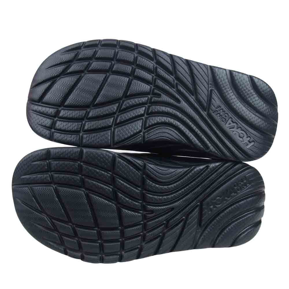 HOKA ONE ONE ホカ オネオネ 1099673 ORA RECOVERY SLIDE オラ リカバリー スライド サンダル 27cm ブラック ブラック系 27㎝【新古品】【未使用】【中古】
