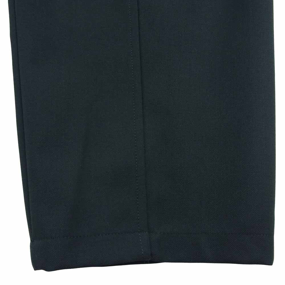 Yohji Yamamoto ヨウジヤマモト GR-P21-100 GroundY T/W Gaberdine Round Cutting Slacks ギャバジン テーパード パンツ ブラック系 3【美品】【中古】