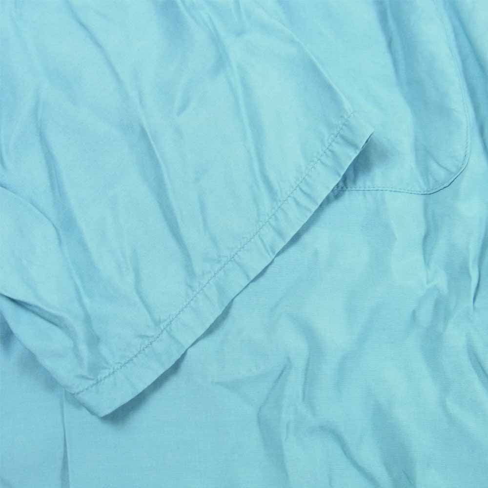 STYLE EYES スタイルアイズ WITH RIBS S/S RAYON BOWLING SHIRT リブ ボーリングシャツ レーヨン オープンカラー ライトブルー系 M【美品】【中古】