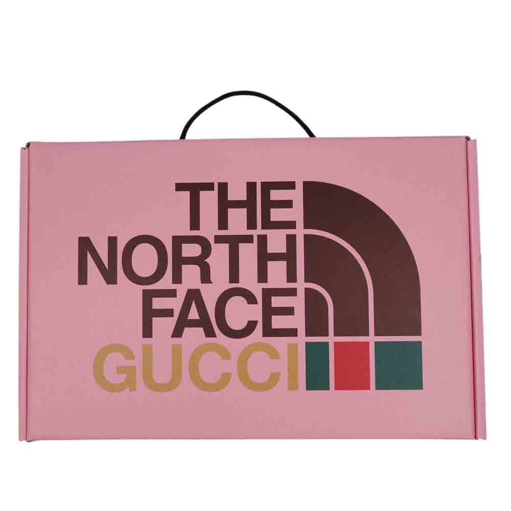 GUCCI グッチ 651727 XJDIP THE NORTHFACE ノースフェイス 国内正規品 ウェブ ストライプ ロゴ コットン ショートパンツ ブラック系 L【美品】【中古】