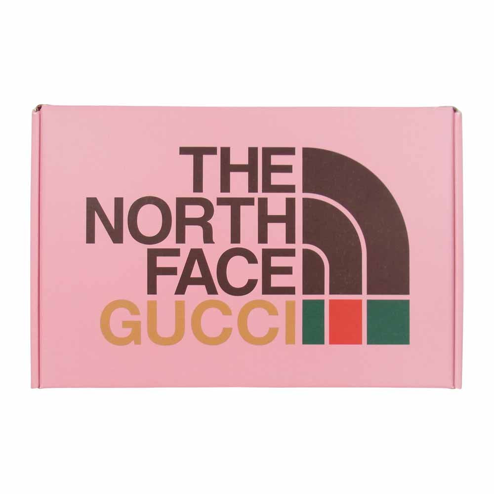 GUCCI グッチ 657490 XJDIP THE NORTHFACE ノースフェイス 国内正規品 ウェブ プリント サイド ロゴ ジョギング パンツ ブラック系 L【極上美品】【中古】