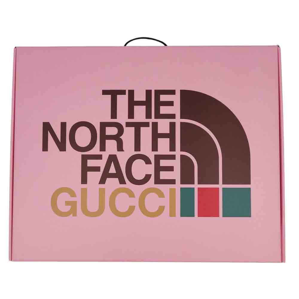 GUCCI グッチ 20AW 649244 XAABS THE NORTH FACE ノースフェイス 国内正規品 Double G print nylon vest ダブルジープリント ナイロン ベスト グリーン系 M【美品】【中古】