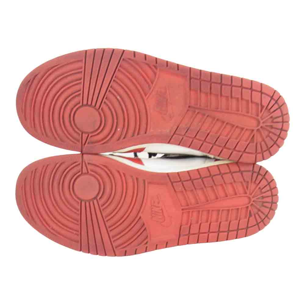 NIKE ナイキ 130207-101 AIR JORDAN 1 HIGH CHICAGO 1994年 復刻 エアジョーダン ハイ シカゴ レッド系 28cm【中古】