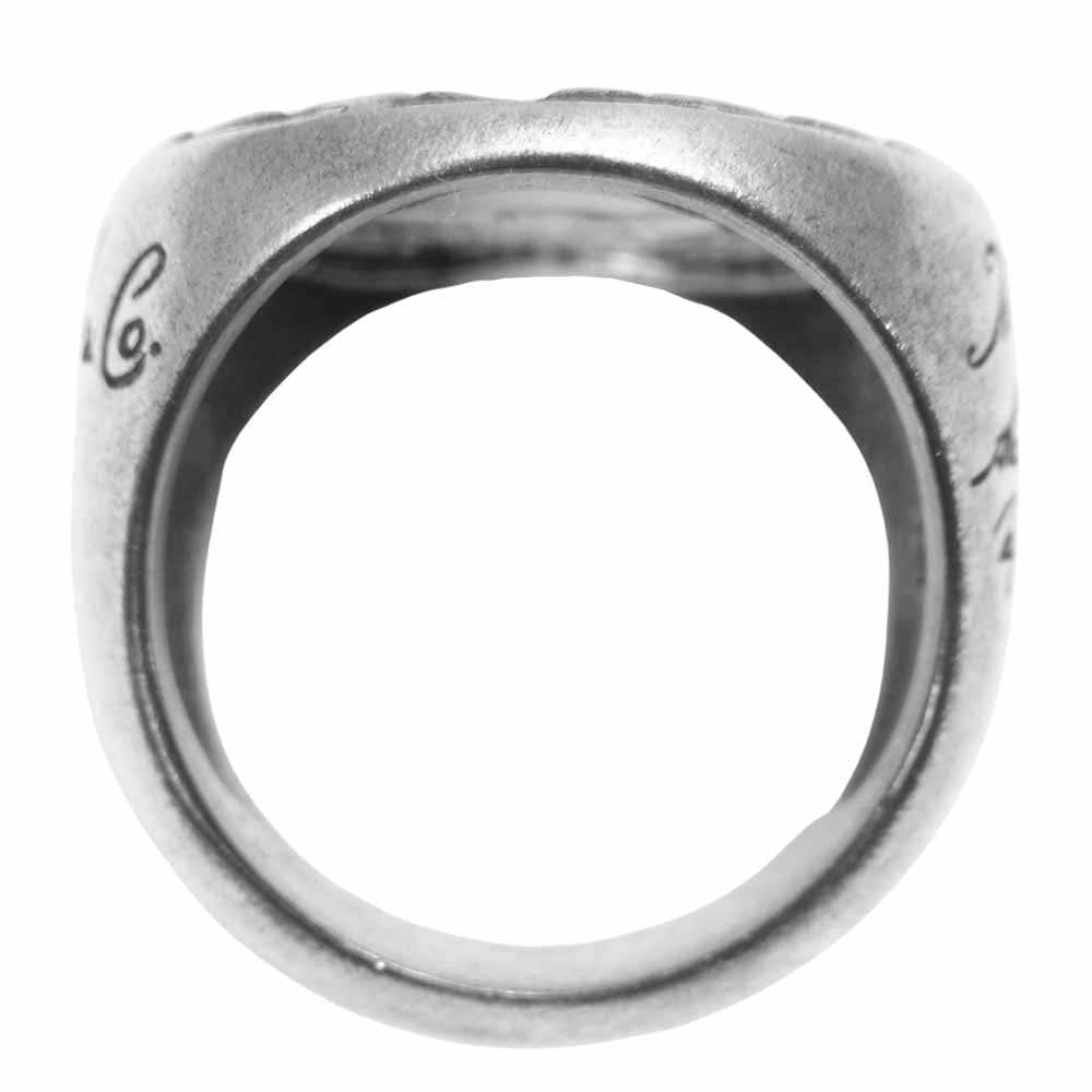 GLADHAND & Co. グラッドハンド メダル リング シルバー系 17号程度【中古】