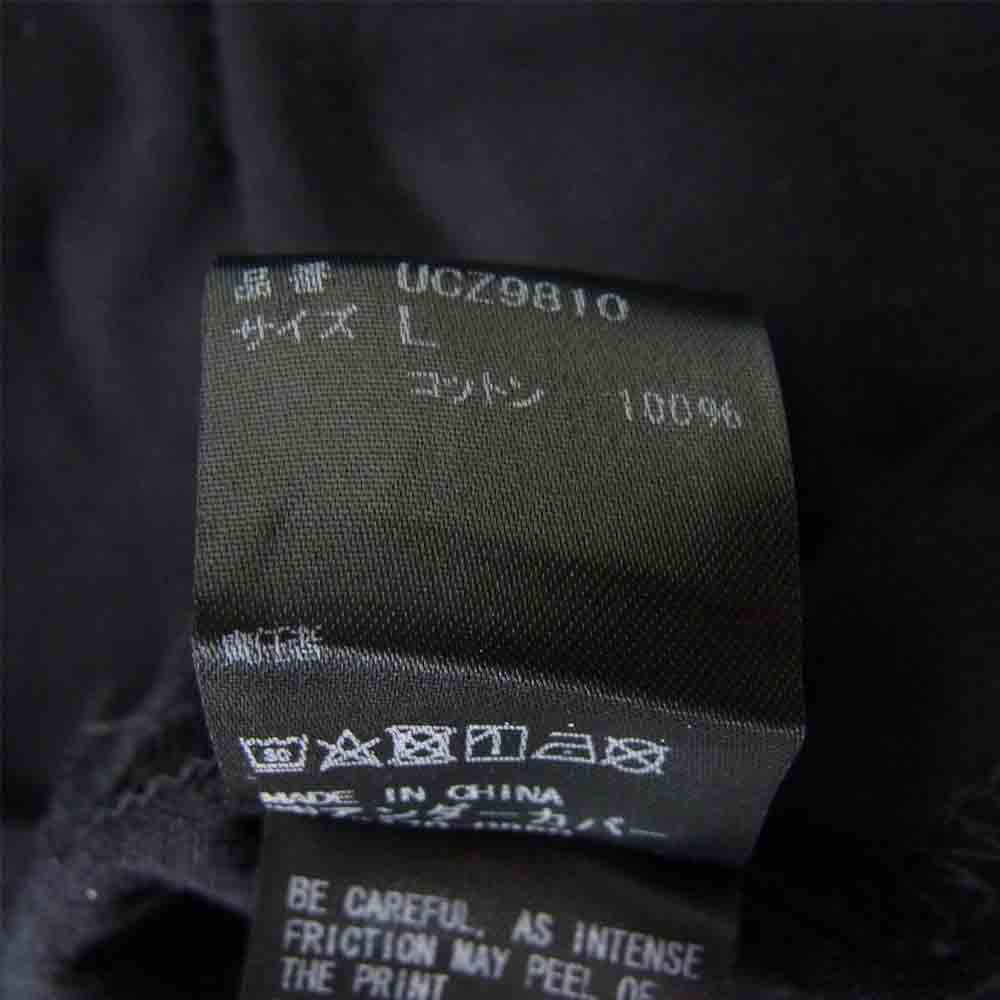UNDERCOVER アンダーカバー UCZ9810 × L.I.E.S RECORDS NON MUSIC TEE BLACK ブラック系 L【中古】
