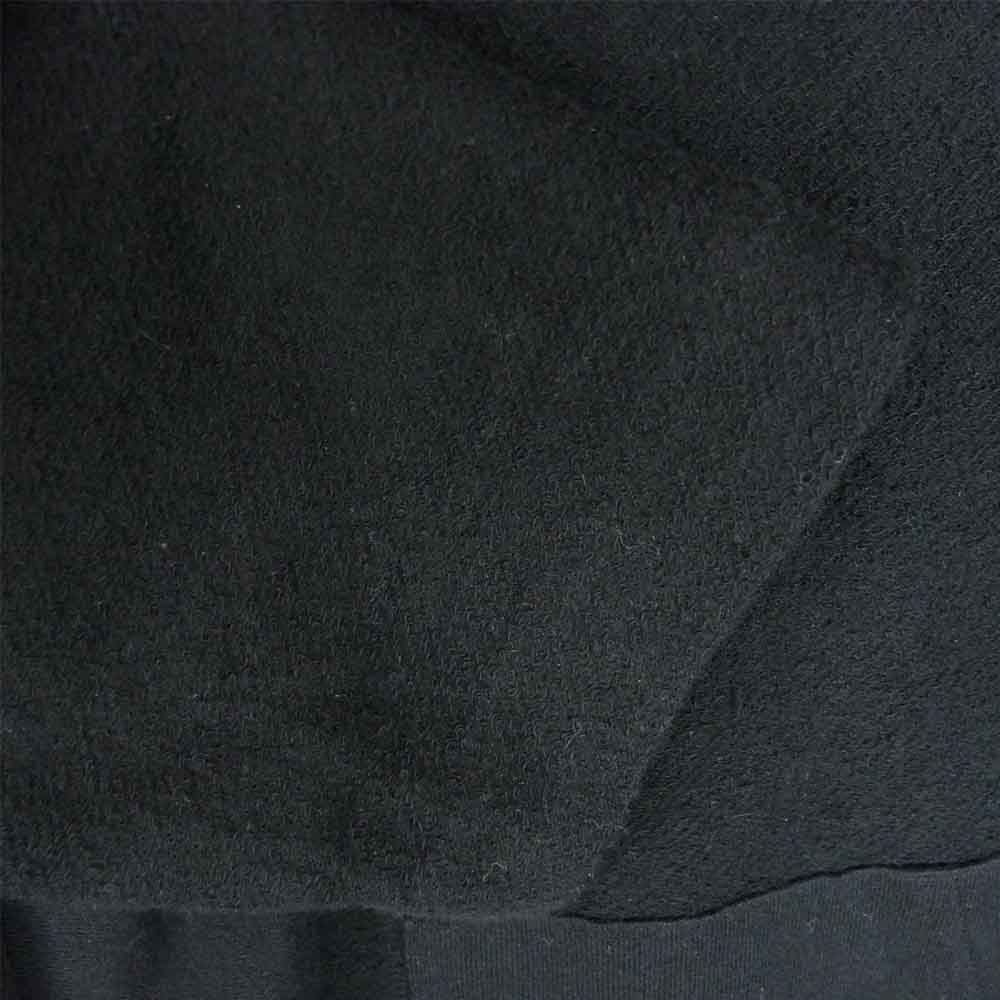 Yohji Yamamoto ヨウジヤマモト 18SS HW-T78-983 POUR HOMME プールオム 裏毛 ダブルフェイス ロング丈 ボタン ジップ パーカー ブラック系 3【中古】
