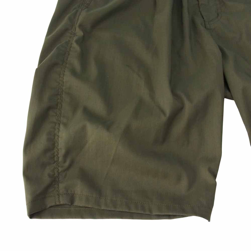 nonnative ノンネイティブ NN-P3571 MANAGER EASY SHORTS P/L/P POPLIN STRETCH イージー ショーツ カーキ系【中古】