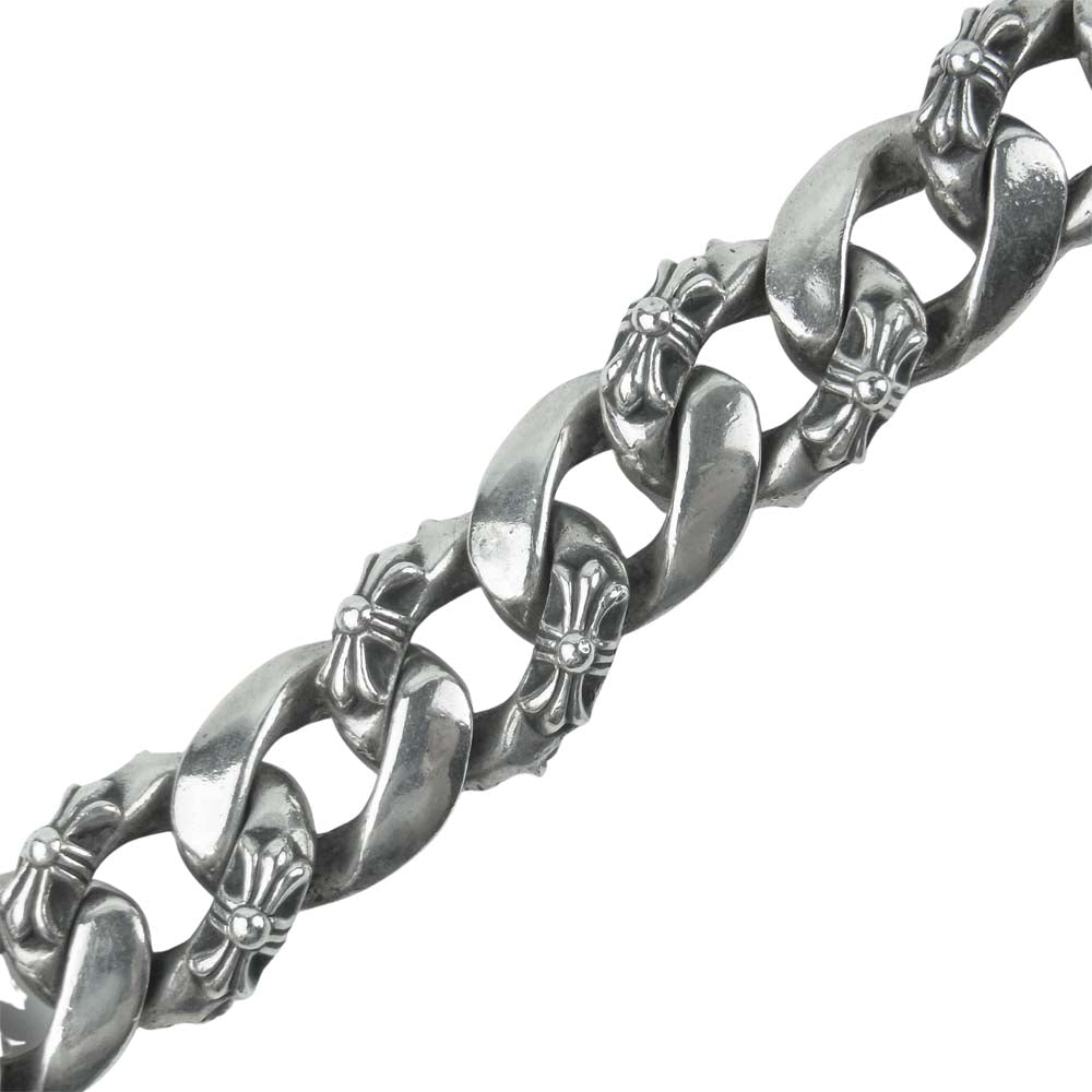 CHROME HEARTS クロムハーツ(原本無) ファンシーリンク チェーン クリップ ブレスレット シルバー系【中古】
